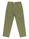Aimé Leon Dore Green Garment Dyed Fatigue Pants In Green