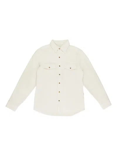 AIMÉ LEON DORE STADIUM FLEECE "WHITE" SHIRT