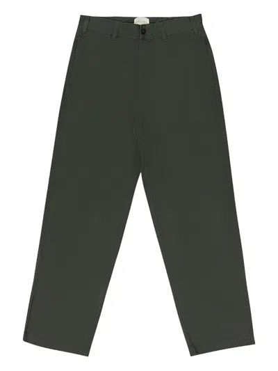AIMÉ LEON DORE STADIUM GARMENT-DYED "GREEN" TROUSERS