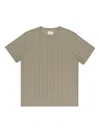Aimé Leon Dore Indigo Pointelle Trim Long-sleeve T-shirt In Green