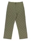 Aimé Leon Dore Dark Gray Garment Dyed Straight Fit Pants In Green
