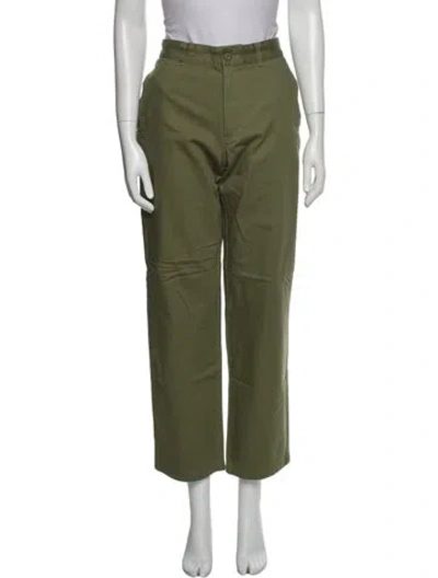 Pre-owned Aimé Leon Dore Straight Leg Pants In Green