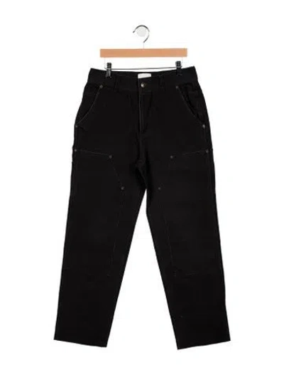 Pre-owned Aimé Leon Dore Straight-leg Jeans In Black
