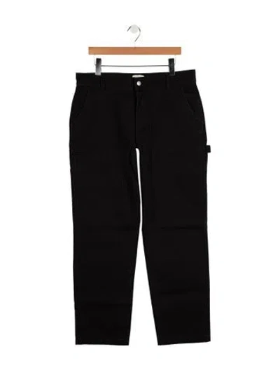 Pre-owned Aimé Leon Dore Straight-leg Jeans In Black