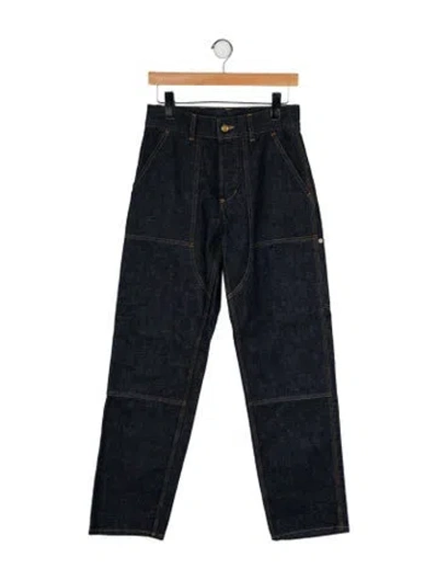 Pre-owned Aimé Leon Dore Straight-leg Jeans In Blue