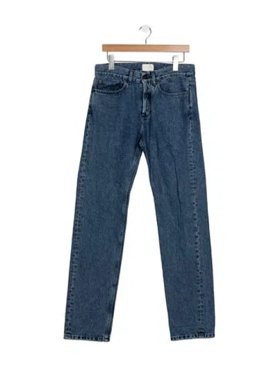 Pre-owned Aimé Leon Dore Straight-leg Jeans In Blue