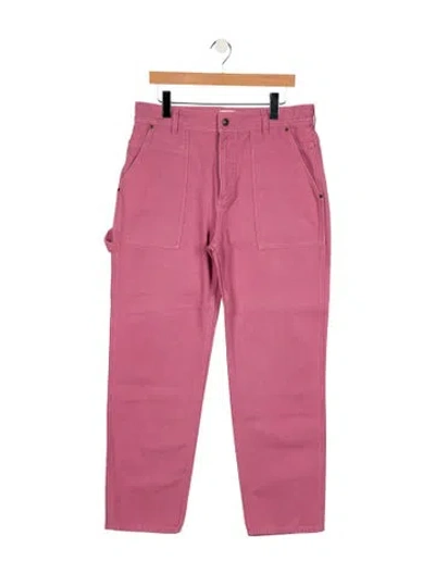 Pre-owned Aimé Leon Dore Straight-leg Jeans In Pink