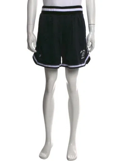 Pre-owned Aimé Leon Dore Striped Athletic Shorts In Black