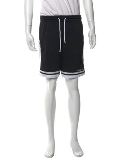 Pre-owned Aimé Leon Dore Striped Athletic Shorts In Black