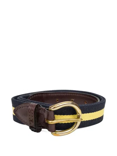 Aimé Leon Dore Striped Belt In Brown
