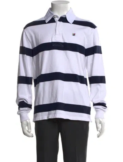 Pre-owned Aimé Leon Dore Striped Collar Polo Shirt In Multi