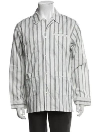 Pre-owned Aimé Leon Dore Striped Pajama Set In Black/white