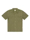 Aimé Leon Dore Striped Shirt In Green