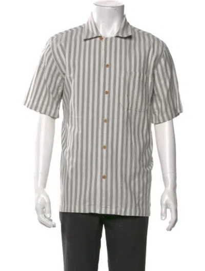 Pre-owned Aimé Leon Dore Striped Short Sleeve Shirt In Multi