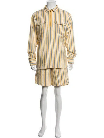 Pre-owned Aimé Leon Dore Striped Sport Coat In Multi