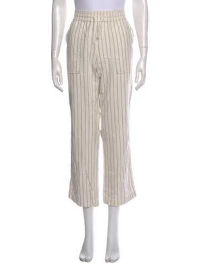Pre-owned Aimé Leon Dore Striped Straight Leg Pants In Neutral