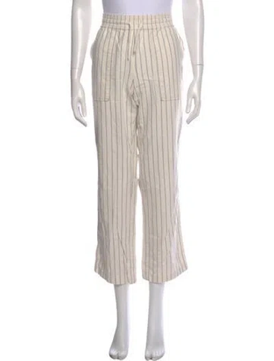 Pre-owned Aimé Leon Dore Striped Straight Leg Pants In Neutrals