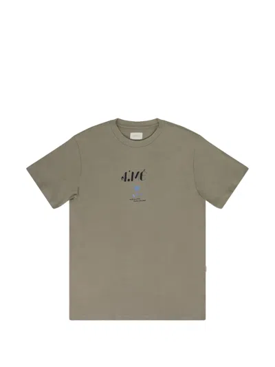 Aimé Leon Dore Studio Logo-print T-shirt In Brown
