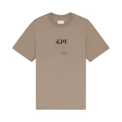 Pre-owned Aimé Leon Dore Studio Tee 'laurel Oak' | Tan | Men's Size Xl