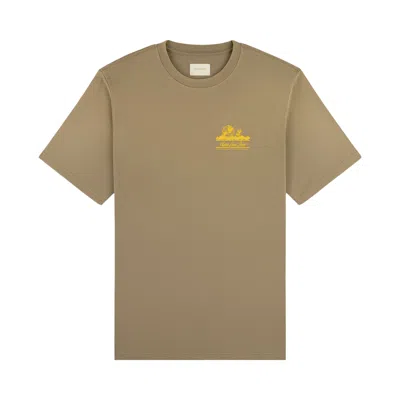 Pre-owned Aimé Leon Dore Sun Faded Unisphere Tee 'laurel Oak' | Tan | Men's Size Xl In Brown