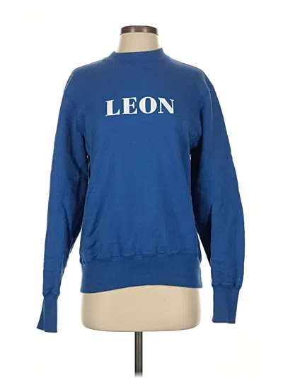 Pre-owned Aimé Leon Dore Sweatshirt In Blue