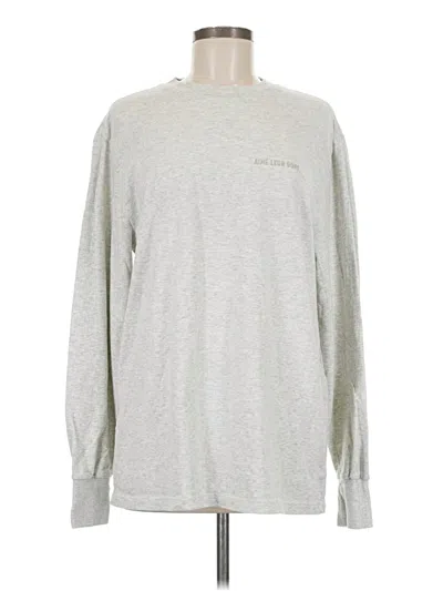 Pre-owned Aimé Leon Dore Sweatshirt In Silver