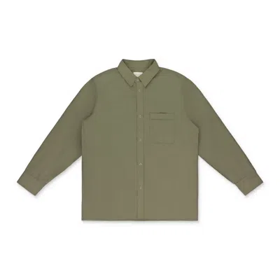 Aimé Leon Dore Tan Western Overshirt In Green