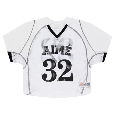 Pre-owned Aimé Leon Dore Team Practice Jersey 'bright White' | Men's Size Xl