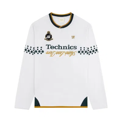 Pre-owned Aimé Leon Dore Technics Jersey 'bright White' | Men's Size L