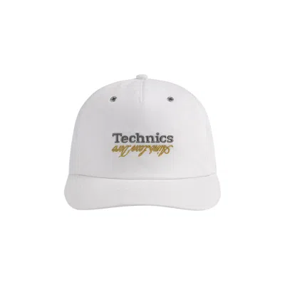 Pre-owned Aimé Leon Dore Technics Nylon Logo Hat 'bright White' | Men's Size Onesize