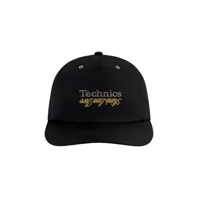 Pre-owned Aimé Leon Dore Technics Nylon Logo Hat 'jet Black' | Men's Size Onesize