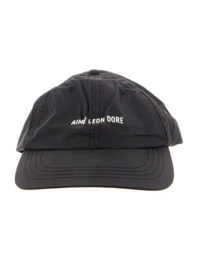 Pre-owned Aimé Leon Dore Textured Baseball Hat W Logo Print In Multi