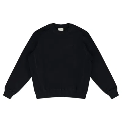 Pre-owned Aimé Leon Dore Tonal Logo Crewneck Sweatshirt 'black' | Men's Size S