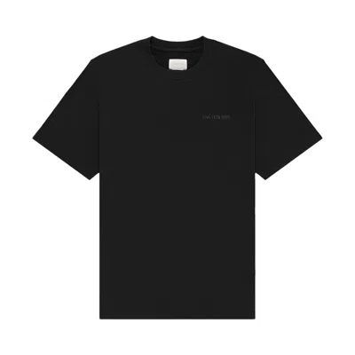 Pre-owned Aimé Leon Dore Tonal Logo Tee 'jet Black' | Men's Size M