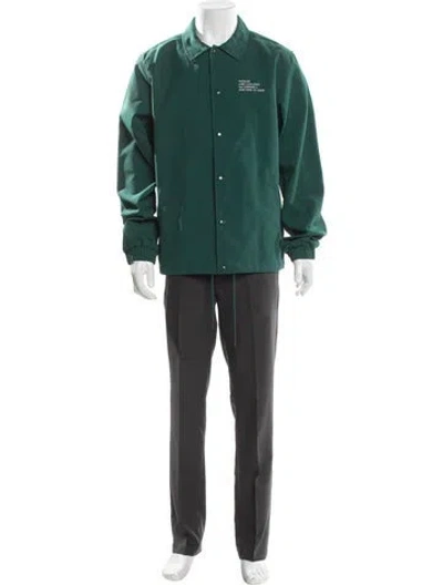 Pre-owned Aimé Leon Dore Trench Coat In Green