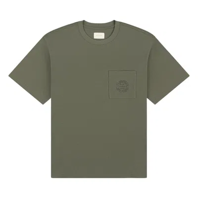 Pre-owned Aimé Leon Dore Triborough Dry Goods Pocket Tee 'dusty Olive' | Green | Men's Size S