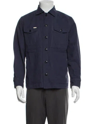 Pre-owned Aimé Leon Dore Trucker Jacket In Blue