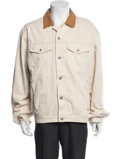 Pre-owned Aimé Leon Dore Trucker Jacket In Neutrals