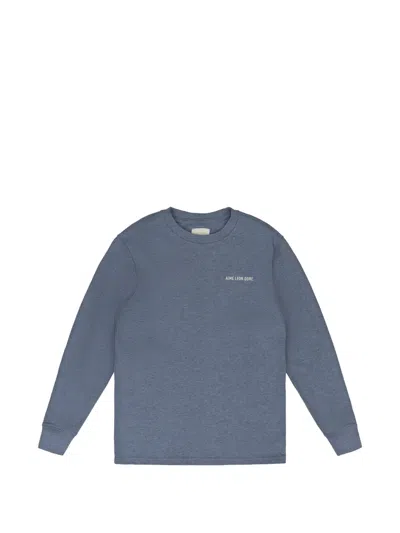Aimé Leon Dore Uniform Crew-neck Sweatshirt In Blue