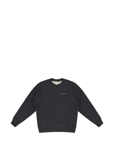 Aimé Leon Dore Grey Melange Uniform Crewneck Sweatshirt In Black
