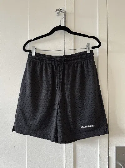 Pre-owned Aimé Leon Dore Uniform Mesh Shorts In Black