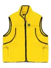 Aimé Leon Dore Unisphere Fleece Field Vest In Yellow