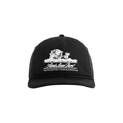 Pre-owned Aimé Leon Dore Unisphere Hat 'jet Black'