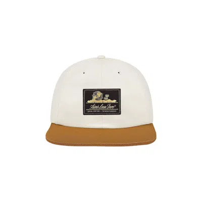 Pre-owned Aimé Leon Dore Unisphere Label Hat 'pristine' | Cream | Men's Size Onesize In White