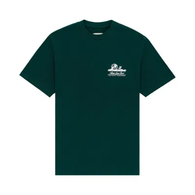 Pre-owned Aimé Leon Dore Unisphere Short-sleeve Tee 'botanical Green' | Men's Size L