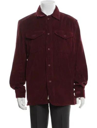 Pre-owned Aimé Leon Dore Utility Jacket In Burgundy