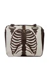 Aimé Leon Dore Vanson Skeleton-patch Shoulder Bag In Brown