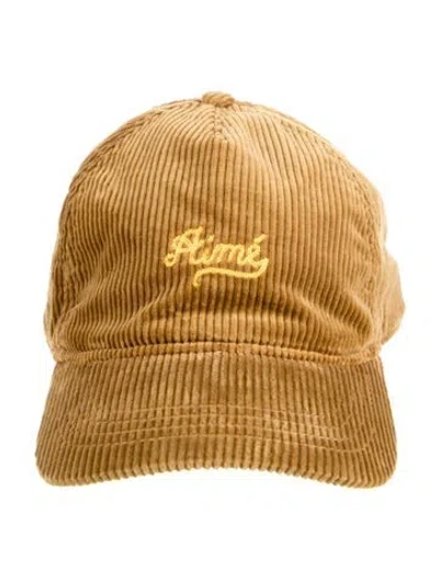 Pre-owned Aimé Leon Dore Velvet Dad Hat In Brown