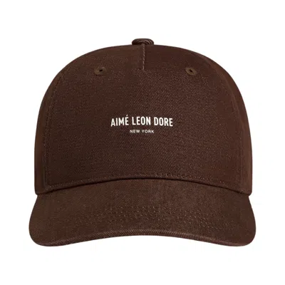 Pre-owned Aimé Leon Dore Vintage Micro Logo Hat 'brown' | Men's Size Onesize