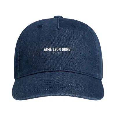 Pre-owned Aimé Leon Dore Vintage Micro Logo Hat 'navy' | Blue | Men's Size Onesize